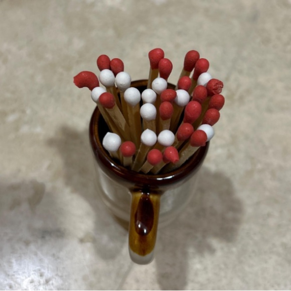 Vintage “Ohio” Stoneware Mini Mug Matchstick Holder Striker - Picture 5 of 7